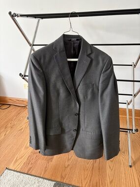 Apt9 Men's Classic Dark Gray Blazer 36R and suit pants 30x 32